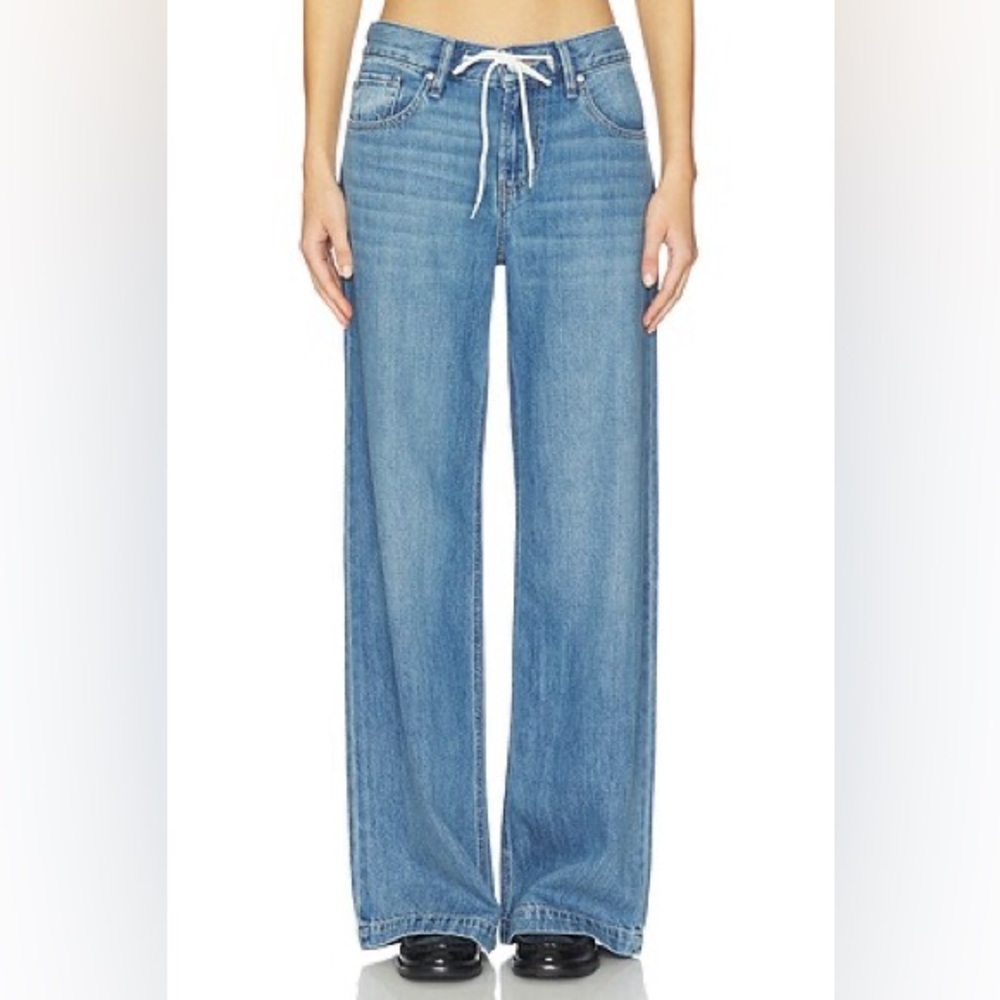 Hudson Wide Leg Jeans - Picture 1 of 6